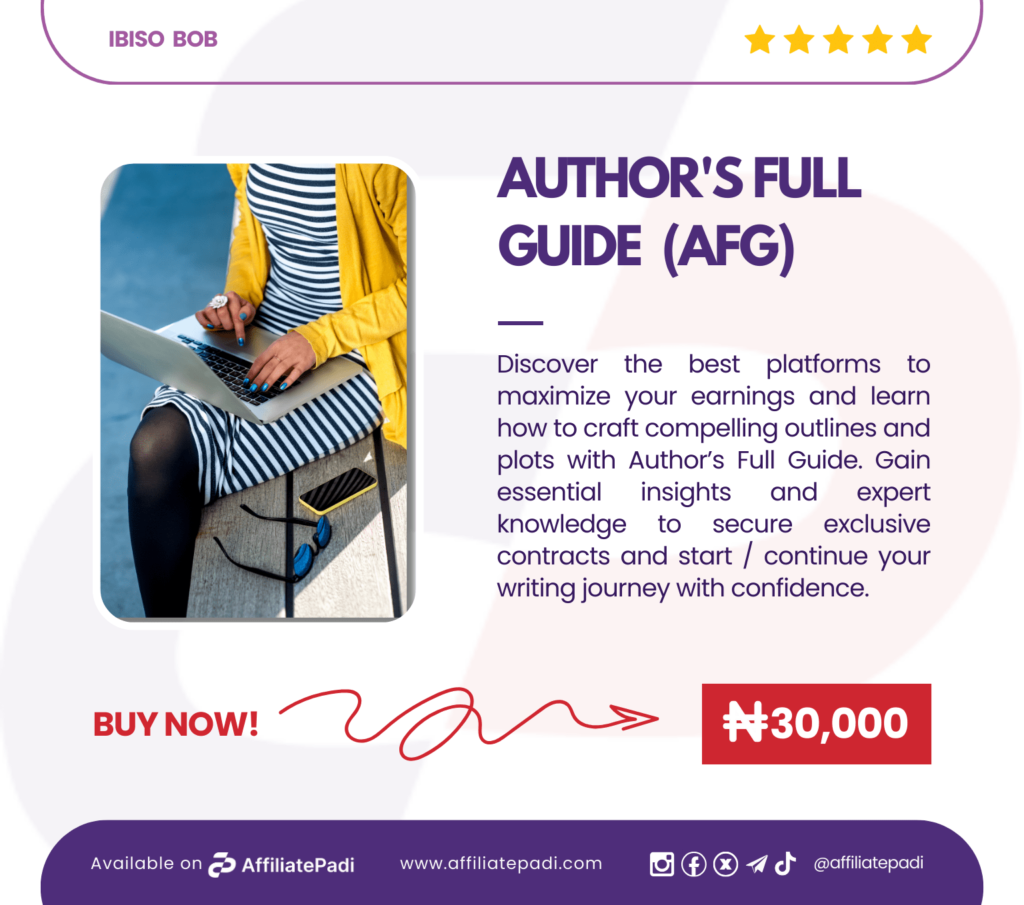 Authors-Full-Guide-by-Ibiso-Bob-Available on AffiliatePadi.com System