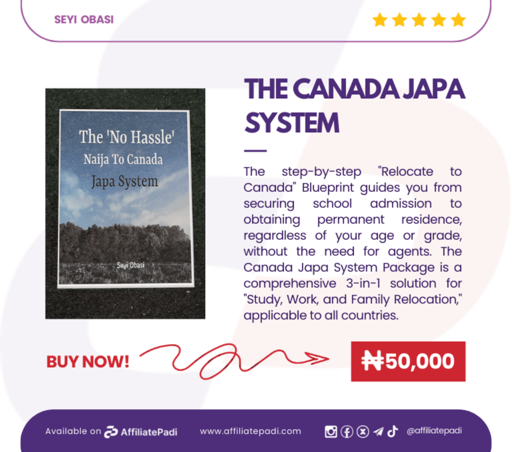 The-Canada-Japa-Available on AffiliatePadi.com System